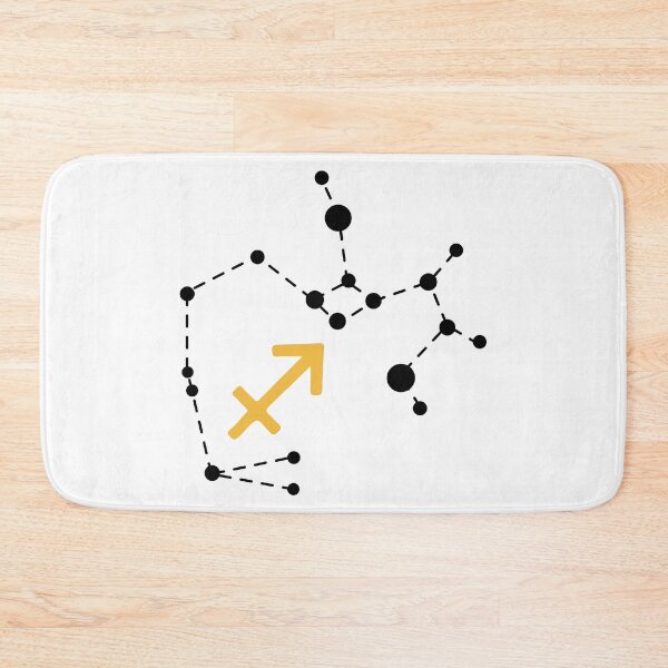 Item preview, Sagittarius Sign with Constellation (Black) designed and sold by Arianna Khalil.