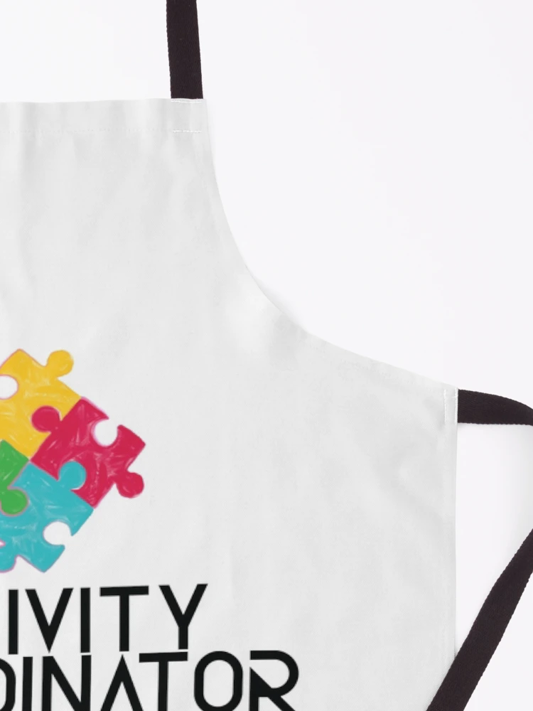 Thumbnail 3 of 6, Apron, activity coordinator designed and sold by Rima-Store-19.