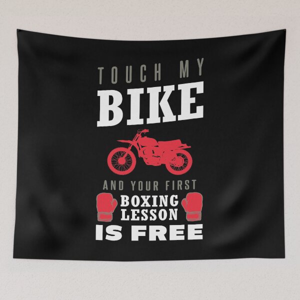 Item preview, Touch my Bike Boxing for Motorcycle Rider designed and sold by starider.