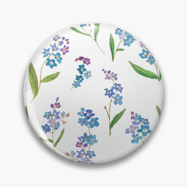 Item preview, Watercolor Forget-me-not designed and sold by OilinArt.
