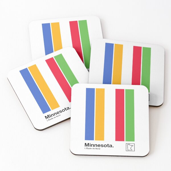 Item preview, Minnesota // Original Minimalist Artwork Poster Design designed and sold by AestheticNow.