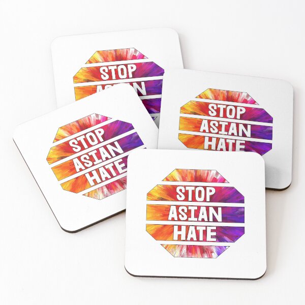 Item preview, Stop Asian Hate Coloful Rainbow Stop Sign AAPI Asian Lives Matter designed and sold by American-Proud.