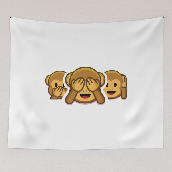 Item preview, Three monkeys cartoon  designed and sold by Creativeart1974.