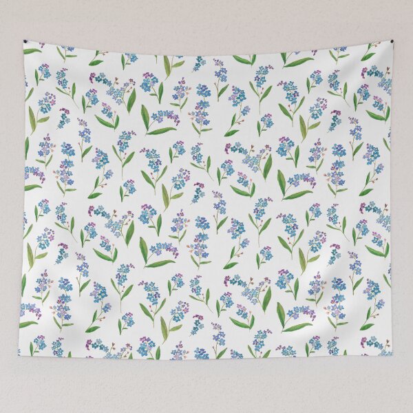 Item preview, Watercolor Forget-me-not designed and sold by OilinArt.