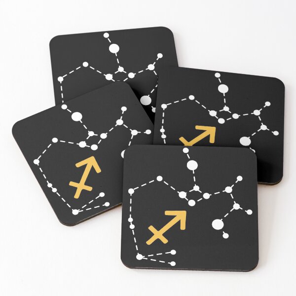 Item preview, Sagittarius Sign with Constellation (White) designed and sold by Arianna Khalil.
