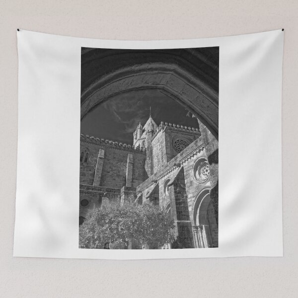 Item preview, Evora Cathedral - Black and White designed and sold by Brian Shaw.