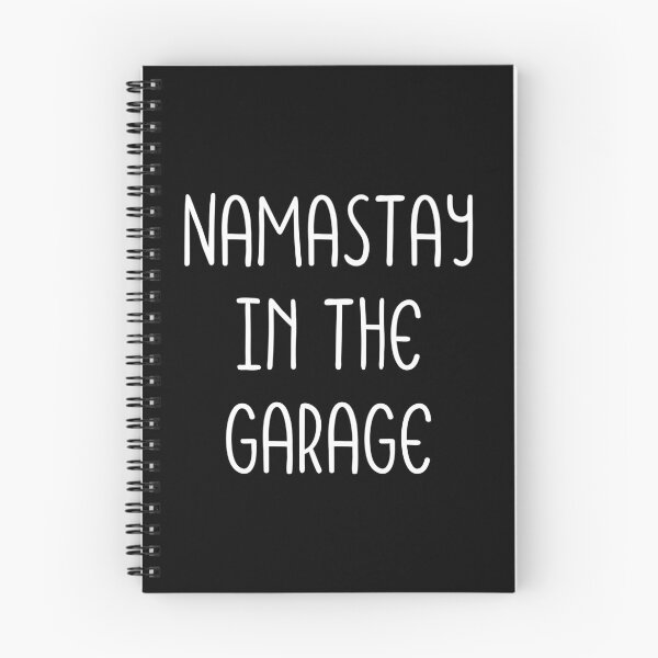 Item preview, Namastay in the garage Funny Zen Yoga Car Lover designed and sold by Sutra-Lotus-Co.