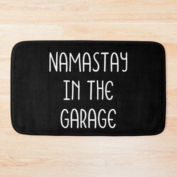 Item preview, Namastay in the garage Funny Zen Yoga Car Lover designed and sold by Sutra-Lotus-Co.