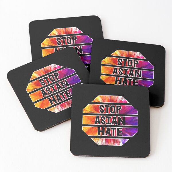 Item preview, Stop Asian Hate Rainbow Stop Sign AAPI Asian Lives Matter Black designed and sold by American-Proud.