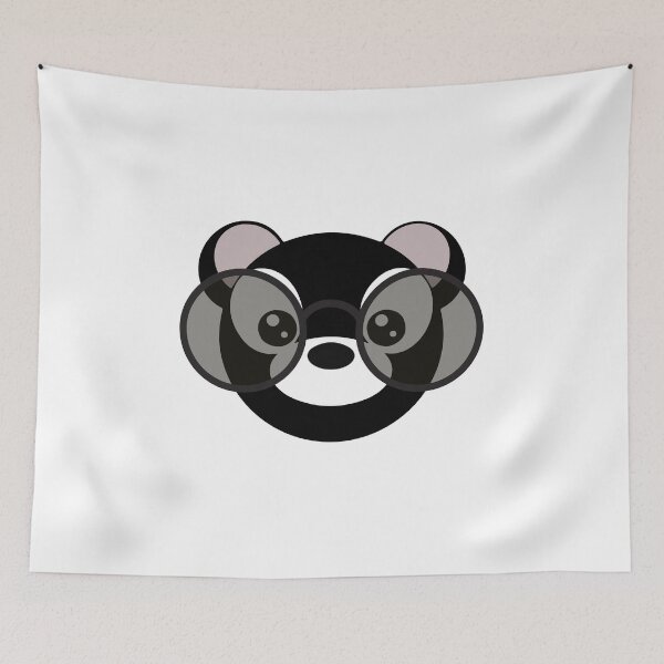 Item preview, Panda with glasses designed and sold by MariiaCreation.