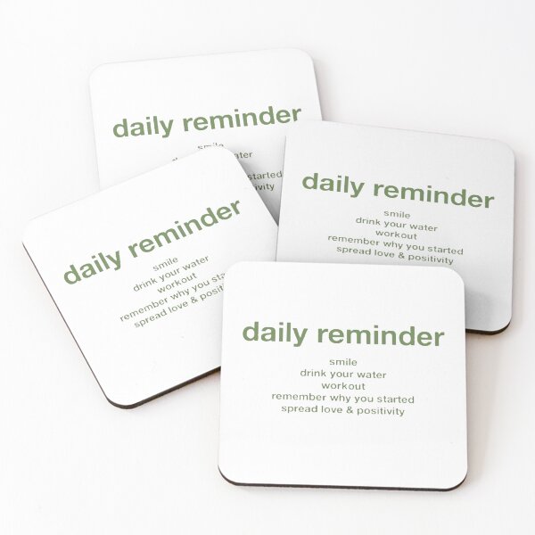 Item preview, daily reminder designed and sold by darpjoo.