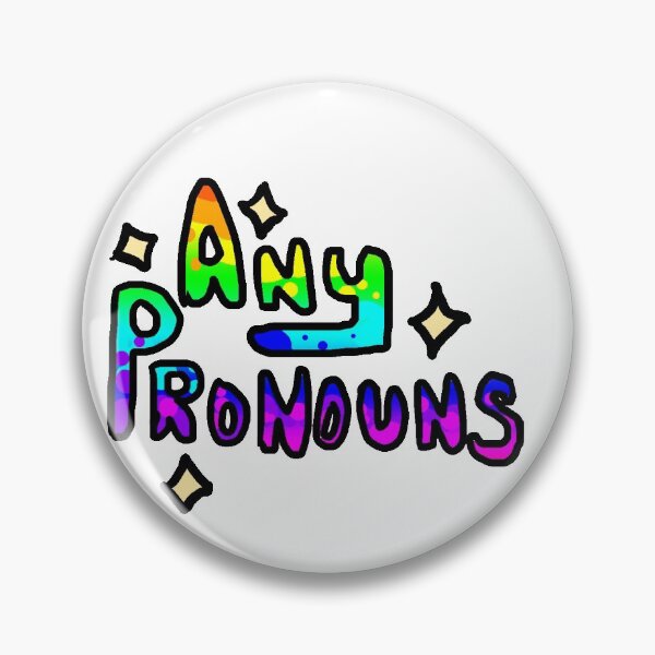 Item preview, Any Pronouns Alert designed and sold by FluxFaun.