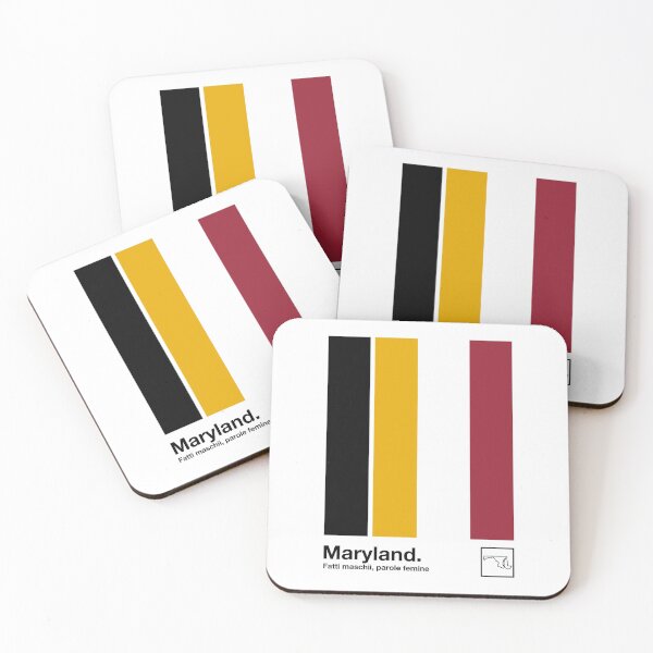 Item preview, Maryland // Original Minimalist Artwork Poster Design designed and sold by AestheticNow.