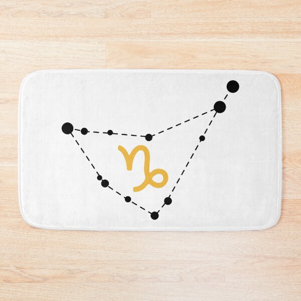 Item preview, Capricorn Sign with Constellation (Black) designed and sold by Arianna Khalil.