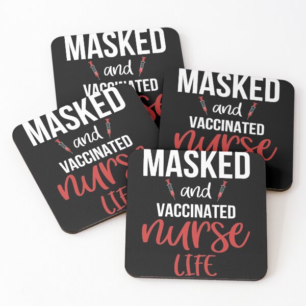 Item preview, Masked And Vaccinated Nurse Life designed and sold by Miaramar.