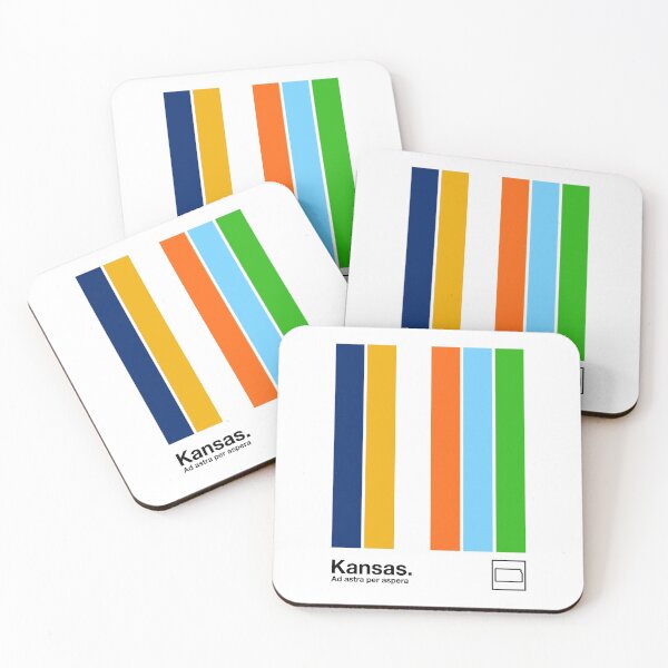 Item preview, Kansas // Original Minimalist Artwork Poster Design designed and sold by AestheticNow.