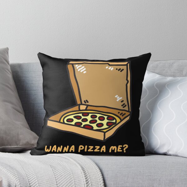 Item preview, Wanna pizza me? (Want a piece of me?). Funny food pun. designed and sold by JellyBeenzz.