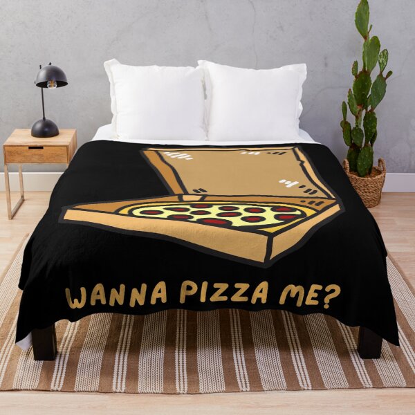 Item preview, Wanna pizza me? (Want a piece of me?). Funny food pun. designed and sold by JellyBeenzz.