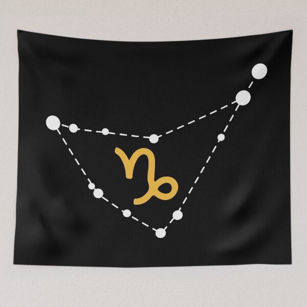 Item preview, Capricorn Sign with Constellation (White) designed and sold by Arianna Khalil.