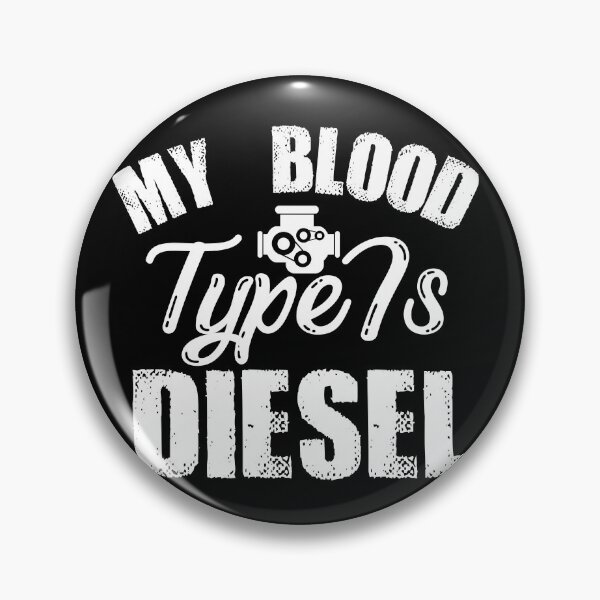 Item preview, My Blood Type Is Funny Diesel Mechanic Trucker  designed and sold by Sutra-Lotus-Co.