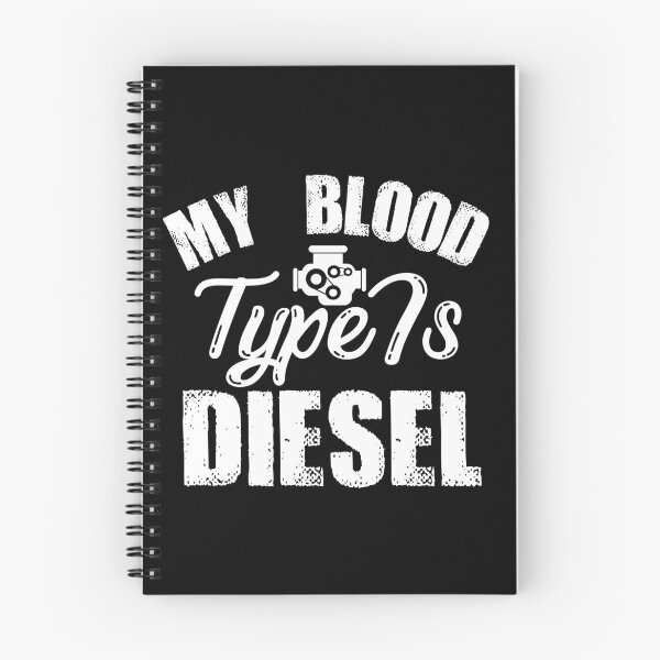 Item preview, My Blood Type Is Funny Diesel Mechanic Trucker  designed and sold by Sutra-Lotus-Co.