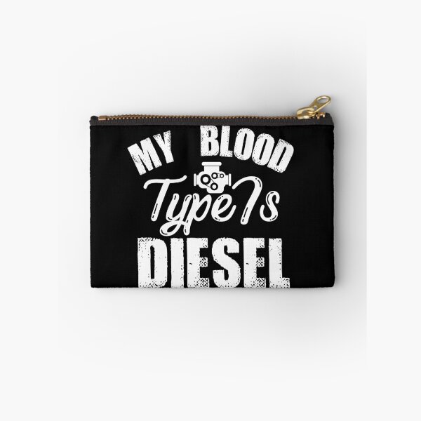 Item preview, My Blood Type Is Funny Diesel Mechanic Trucker  designed and sold by Sutra-Lotus-Co.