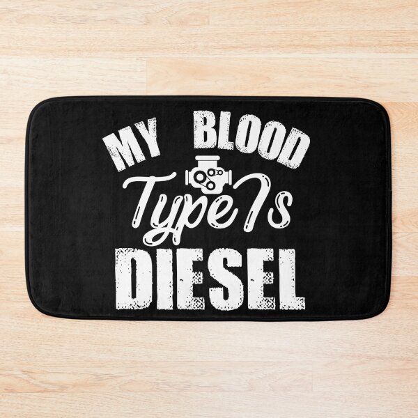 Item preview, My Blood Type Is Funny Diesel Mechanic Trucker  designed and sold by Sutra-Lotus-Co.
