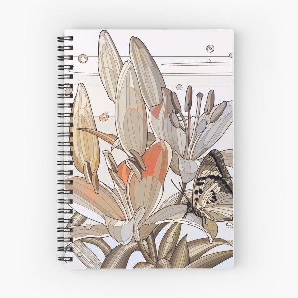 Item preview, lilies colorize designed and sold by ritusdesigns.