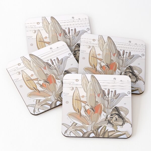 Item preview, lilies colorize designed and sold by ritusdesigns.