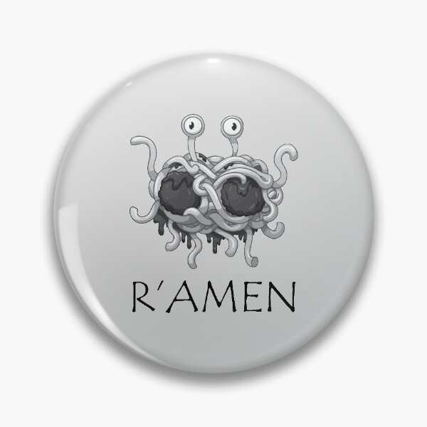 Item preview, R'amen - The Flying Spaghetti Monster (FSM) Amen designed and sold by Kris Kuhn.