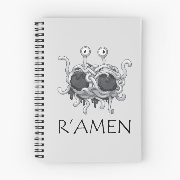 Item preview, R'amen - The Flying Spaghetti Monster (FSM) Amen designed and sold by Kris Kuhn.