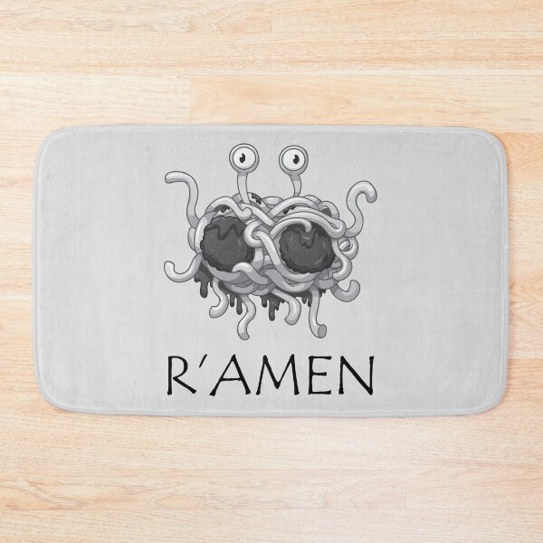 Item preview, R'amen - The Flying Spaghetti Monster (FSM) Amen designed and sold by Kris Kuhn.