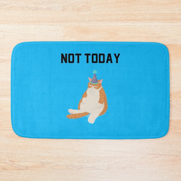 Item preview, Cat Says Not Today Human Funny Cat Lovers designed and sold by Purrfecta.
