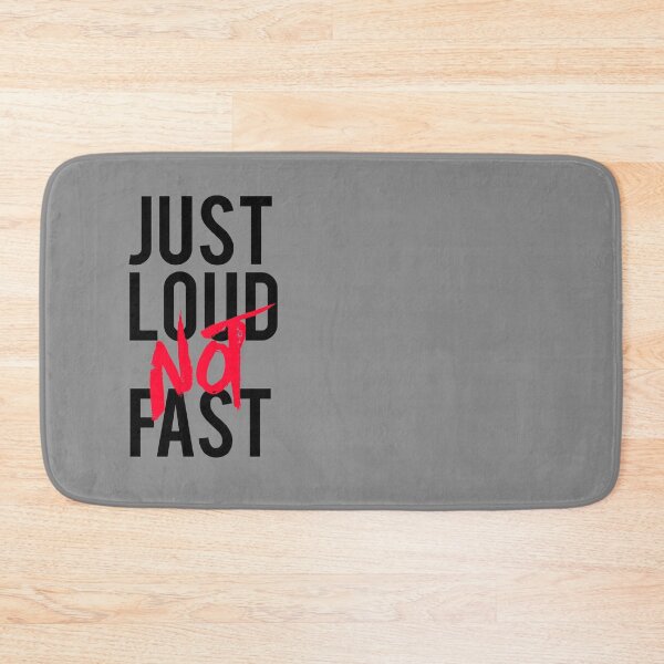 Item preview, Just Loud Not Fast designed and sold by Mooostickers.