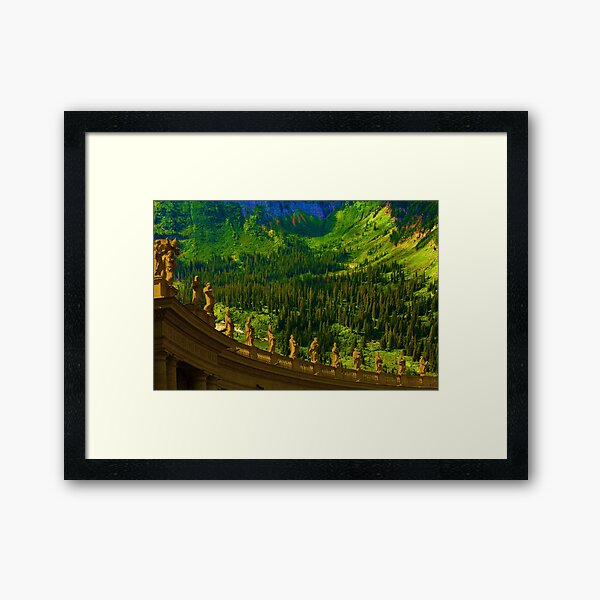 The Vatican meets Glacier National Park Framed Art Print
