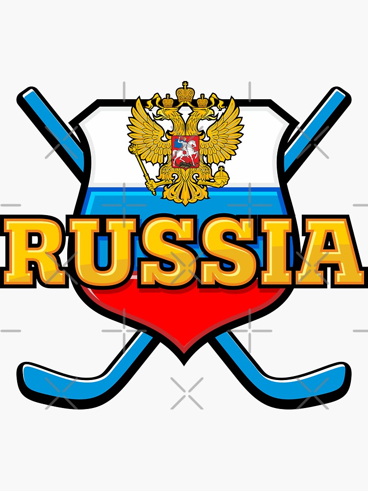 Russian Hockey Stickers for Sale