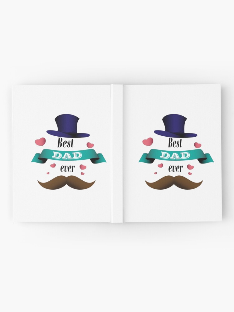 Father day card. Top hat, bow tie, glasses, mustache. Fathers day