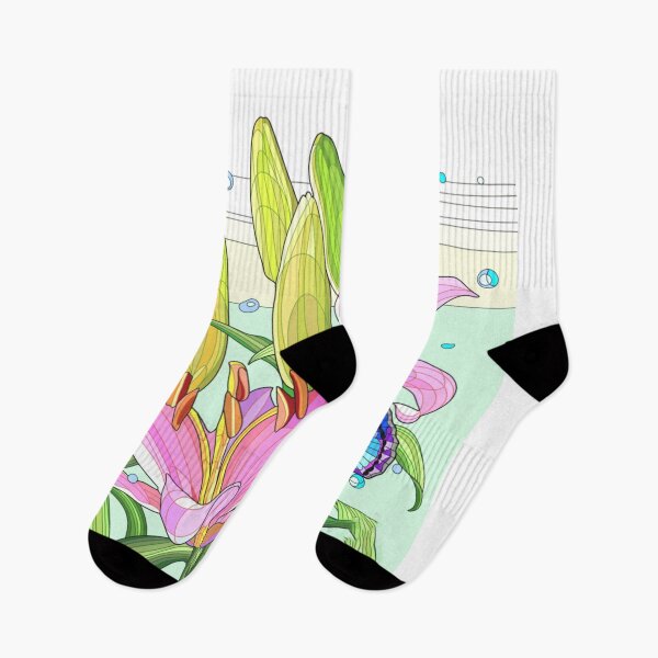 Item preview, lilies white designed and sold by ritusdesigns.