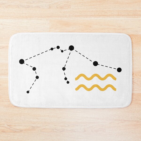 Item preview, Aquarius Sign with Constellation (Black) designed and sold by Arianna Khalil.
