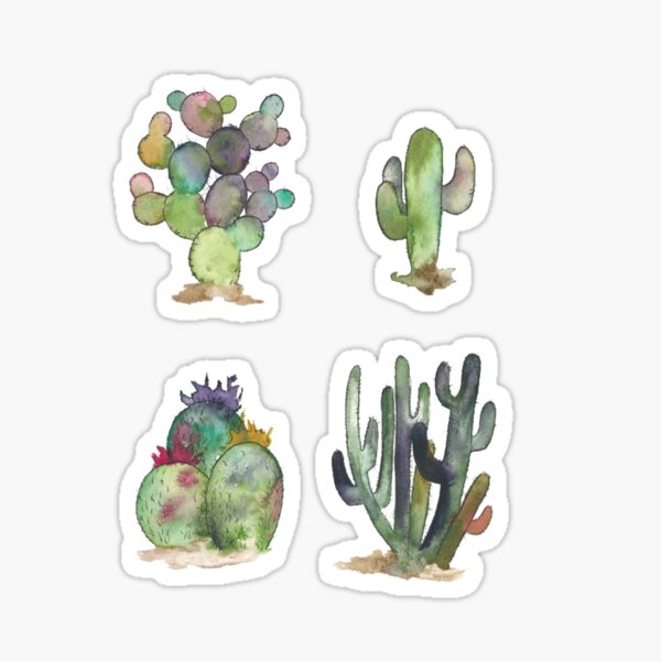 Opuntia Cactaceae Sticker