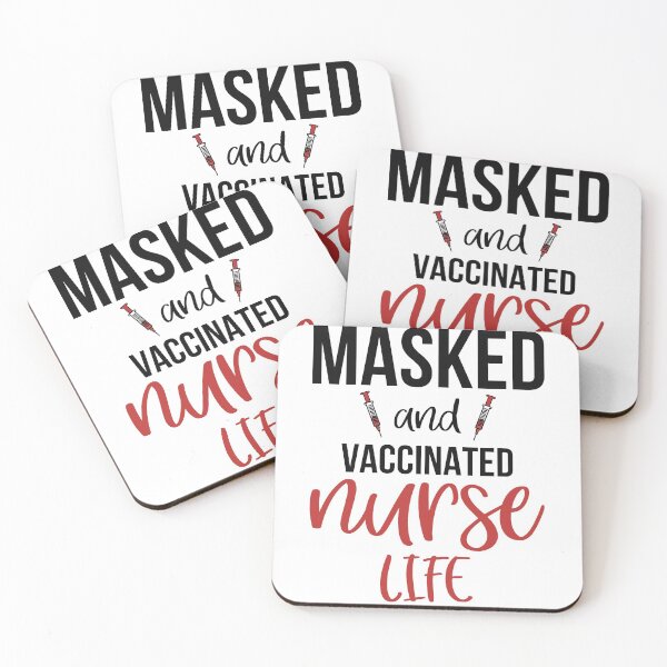 Item preview, Masked And Vaccinated Nurse Life designed and sold by Miaramar.