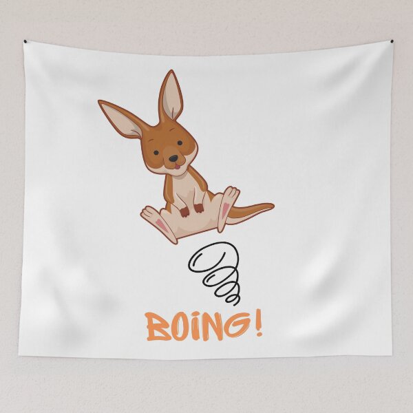 Item preview, Bouncing Kangaroo designed and sold by WearItOwnIt.