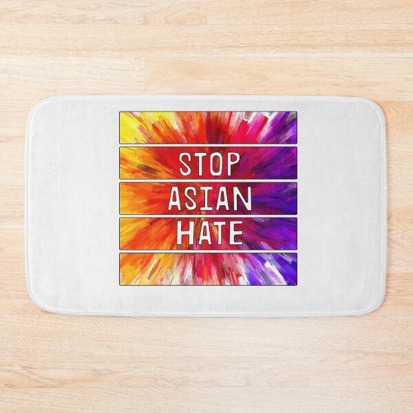 Item preview, Stop Asian Hate Square Colorful AAPI Asian Lives Matter designed and sold by American-Proud.