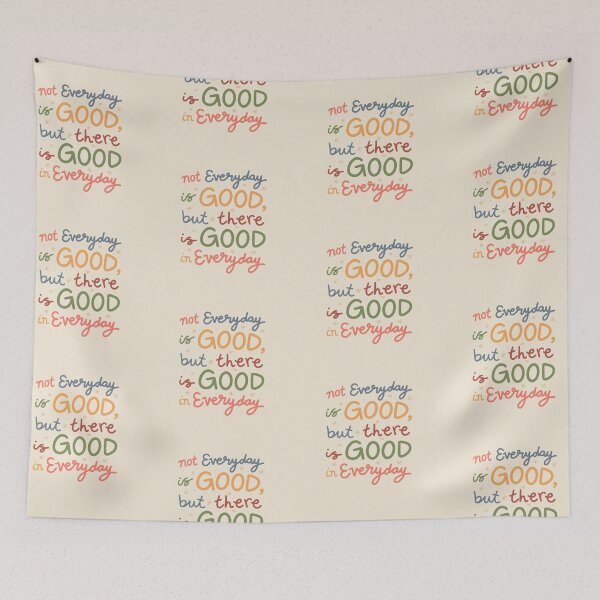 Item preview, not everyday is good, but there is good in everyday - mental health  designed and sold by smileyfriend.