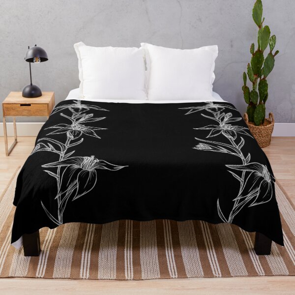 Item preview, blooming lilies (black) designed and sold by MarvelousPSart.