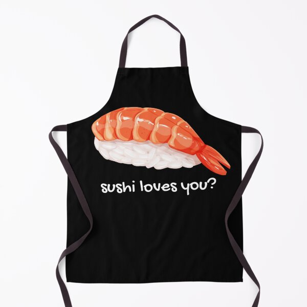 Item preview, Sushi loves you? (So, she loves you?). Funny sushi pun. designed and sold by JellyBeenzz.