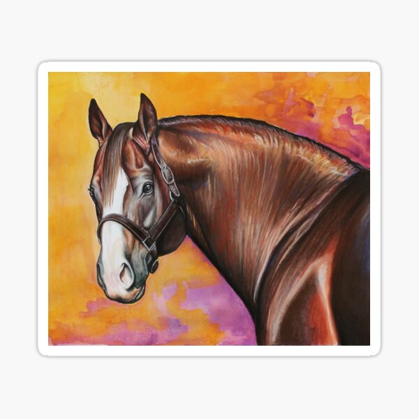 Item preview, Cheval alezan avec Blaze designed and sold by HalterAndRide.