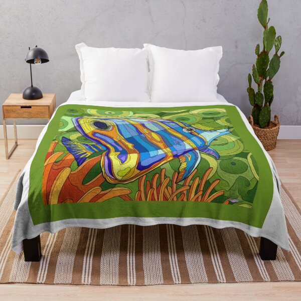 Item preview, fish oilpainting designed and sold by ritusdesigns.