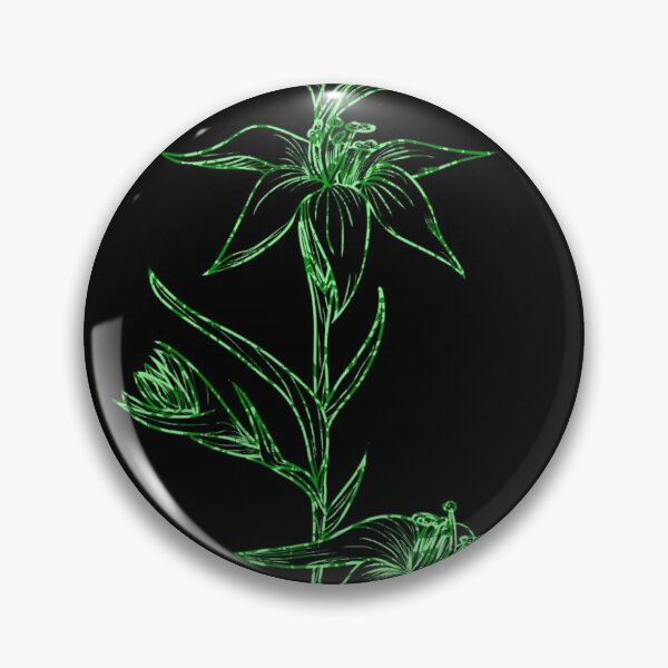 Item preview, blooming lilies (green) designed and sold by MarvelousPSart.