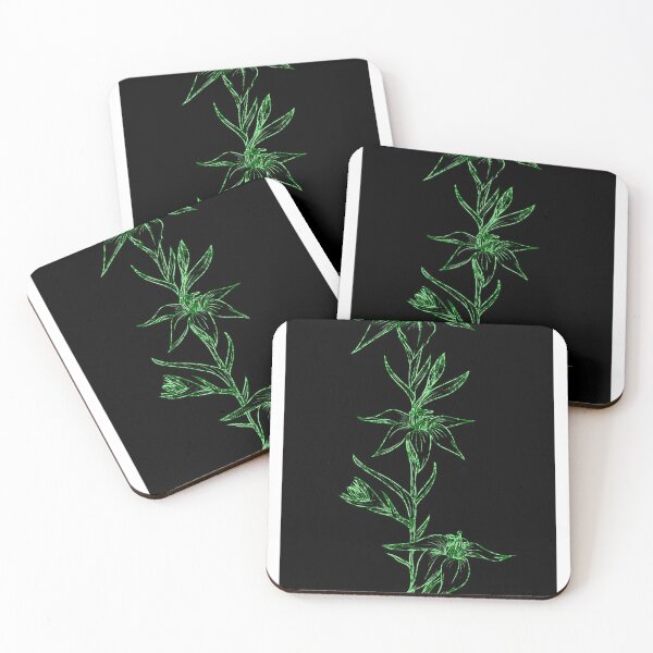 Item preview, blooming lilies (green) designed and sold by MarvelousPSart.